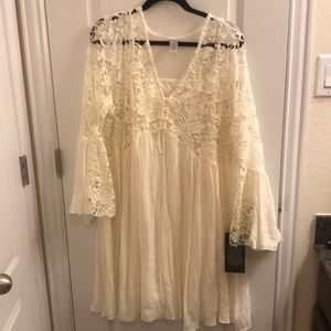 Double layer lace dress